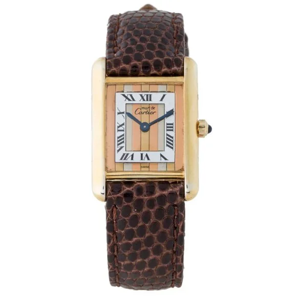 Cartier Ladies 18kt Must de Cartier Tank Watch - Picture 1 of 4